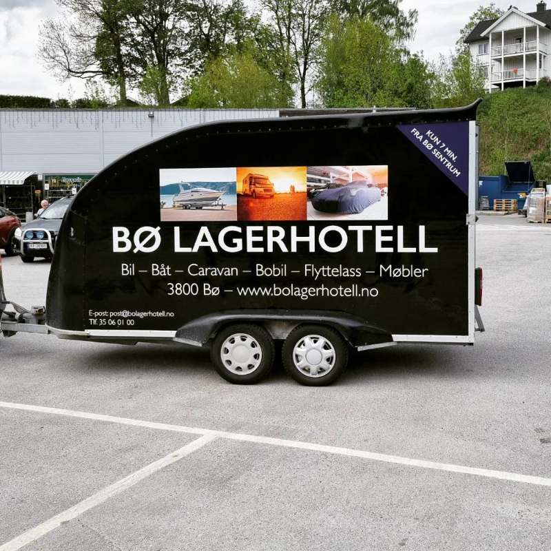 Bø Lagerhotell — hengerdekor